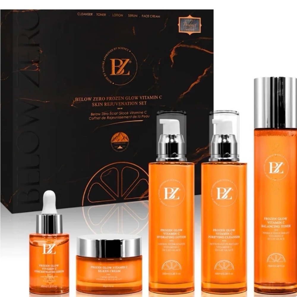 Below Zero Frozen Glow Vitamin C Skincare Set